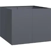 Syfax Plantenbak 100x100x80 cm staal antracietkleurig