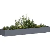 Syfax Plantenbak 360x80x40 cm staal antracietkleurig