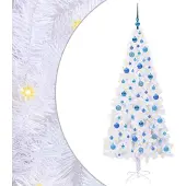 Syfax Kunstkerstboom met 300 LED Wit 180 cm PVC en staal