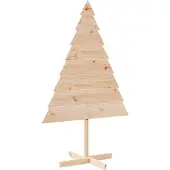 Syfax Kerstdecoratie kerstboom 150 cm massief hout