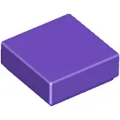 LEGO 1x1 tegels 3070 - 50 stuks, donkerpaars