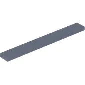 LEGO 1x8 tegels 4162 - 100 stuks, donkerblauwgrijs