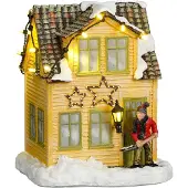 Luville House yellow l13b12.5h15.5 cm bo