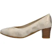 Rieker Lagro leren ballerina met hak