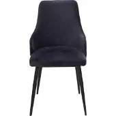 AEA Schwarzer Designer 2x Stühle Luxus Esszimmer Einsitzer Moderne Einrichtung