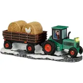 Luville Tractor with straw cart b/o l20xb8,3xh6,5 cm