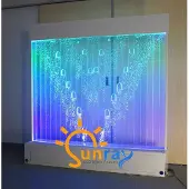 AEA Wände LED Moderne Trennwand Wasser Wasserwand Beleuchtete Wand Säulen 200x200