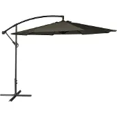 Happy Garden OAHU Round Offset Shade 3m diameter grijs