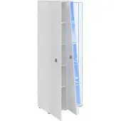 AEA Modern Wohnzimmer Set Luxus Kommode Wohnwand Vitrine Möbel Weiß