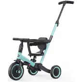Sonstiges Loopfiets, driewieler, duwstang, veiligheidsgordel, geschikt vanaf 1 jaar, blauw