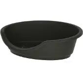 Kerbl Hondenbed DREAMER, 95x70x29 cm, gerecycled plastic, zwart, antislip