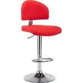 Syfax Barkruk kunstleer rood