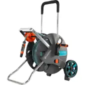 Gardena slangenwagen AquaRoll L met slanggeleider inclusief 30m slang