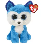 Multisoppi 36310 Pluche knuffel, Beanie Boos - Husky Prince, 15 cm