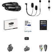 OEM Helm-headset, Bluetooth 5.0, geluidsreductietechnologie, Lexin GTX (2 stuks)