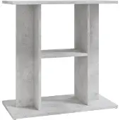 vidaXL Aquariumstandaard Betongrijs 60x30x60 cm Bewerkt hout