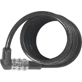 ABUS spiraalkabel slot 3506C - 6 mm dik, flexibel cijferslot - -Security Level 1 - 120 cm - zwart