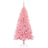 vidaXL - Kerstboom - Roze - 150 - cm - PVC