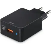 Hama Qualcomm Quick Charge 3.0, Interne oplader, AC, 12V, Zwart