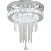 OEM Kroonluchter, modern design, LED-verlichting met dimfunctie, model SM01, dimbare afstandsbediening