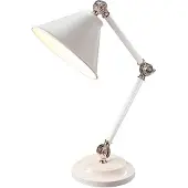 Elstead Lighting LED Tafellamp Provence Element | 1X E27 Max 60W | White/Polished Nickel