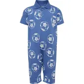 Hummel Rompertje/body 'Mini' blauw / lichtgrijs