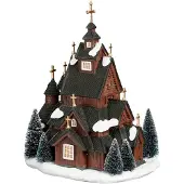 Luville The Stave church l25,5xb19,5xh1 cm