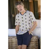 Ringella Katoenen heren shortama schildpad | Maat 56