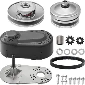 Vevor aandrijfkoppeling 2-8 pk motor 2000 tpm Hoogwaardige aandrijfkoppeling met asymmetrisch ontworpen wielen en robuuste rubberen riem