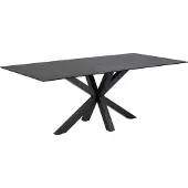 Ebuy24 Helium eetkamertafel zwart.