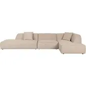 Housecraft living hoekbank rechts Tanja - beige