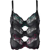 Bonprix Beugel bh met fijne kant (set van 3) maat 90