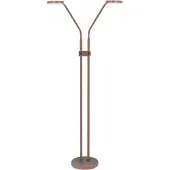 Highlight Málaga LED Vloerlamp | 2-lichts | 18W 2200K/4000K 1620lm | Dimbaar | Choco