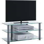VCM TV-meubilair, Netasa helder glas (95 x 40 x 45 cm)