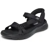 SKECHERS Slip-ins: GO WALK Flex Illuminate sandalen zwart maat 39