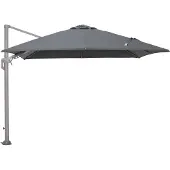 Garden Impressions Hawaii Deluxe zweefparasol 300x300 cm – antraciet doek – frame taupe