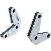 Bgs Krachtmagneet houder set L-vorm 2-delig.