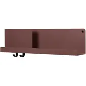 Muuto Folded Shelves Plank Deep Red | 63 x 16.5 cm