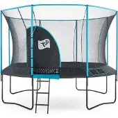 Tp Toys Trampoline 427 cm genius 14 met veiligheidsnet zwart/