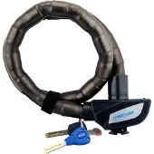 Fischer Fahrrad 85861 Gepantserd kettingslot Zwart Sleutelslot