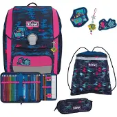 Scout Genius Schooltas set 4-delig blauw