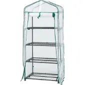 En.casa Kas 'Chaam' met 4 plateaus, afmetingen 158x69x49 cm, wit