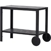 Ebuy24 Laust trolley, zwart en zwart.
