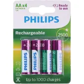 Philips AA 2500 MAH 4BL (HR6)