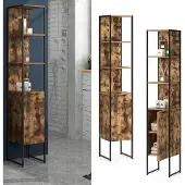 Vicco Fyrk Badkamerkast – 33 x 185 cm Antiek hout