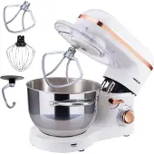 Arebos keukenmachine, 1500W, 6 liter, wit, 220 - 240 V, 1500 pk, 380 mm, 236 mm, 314 mm