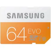 Samsung MB-MP64D SDXC EVO Class 10 UHS-I SD-kaart, 64 GB, UHS-I