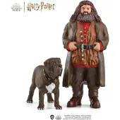 Schleich Harry Potter - Hagrid en Fang de Hond Figuren - 2 PC Set - Toverwereld Verzamelobjecten
