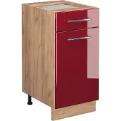 Vicco Fame-Line Keukenonderkast – 40 cm zonder werkblad Bordeauxrode hoogglans