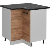 Vicco R-Line Hoekkast – 75.6 cm WB Antraciet Krachtige eik goud